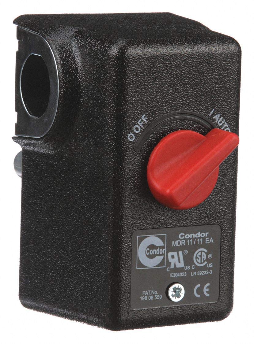  Condor MDR11/11 Pressure Switch Control Valve 80-100 PSI 1 Port 1/4" FNPT 11EA2E(Condor Mdr11 11 Pressure Switch Control Valve 80 100 Psi 1 Port 1 4 Fnpt 11ea2e)