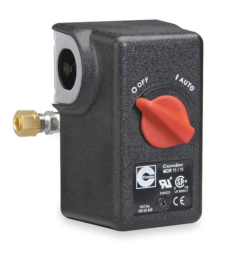 Condor 11LA2E Pressure Switch Control Valve 120-150PSI 1 Port 1/4" FNPT MDR11/11(Condor 11la2e Pressure Switch Control Valve 120 150psi 1 Port 1 4 Fnpt Mdr11 11)