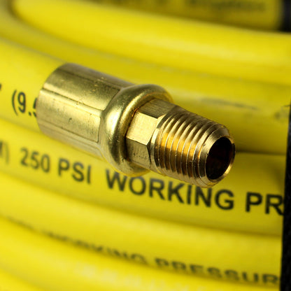  Goodyear Rubber Air Hose 50' Ft. X 3/8" In. 250 PSI Air Compressor Hose 12672(Goodyear 50 Ft X 3 8 In Rubber Air Hose 250 Psi Air Compressor Hose Yellow 12672)