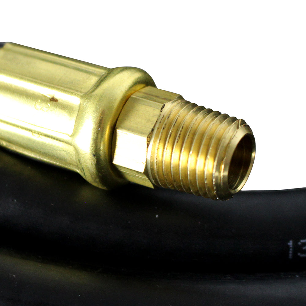  Goodyear 100' X 3/8" Rubber Air Hose 1/4" NPT 250 PSI USA Made 12760(Goodyear 100 X 3 8 Rubber Air Hose 250 Psi Usa Made 1 4 Npt Compressor Hose 1)