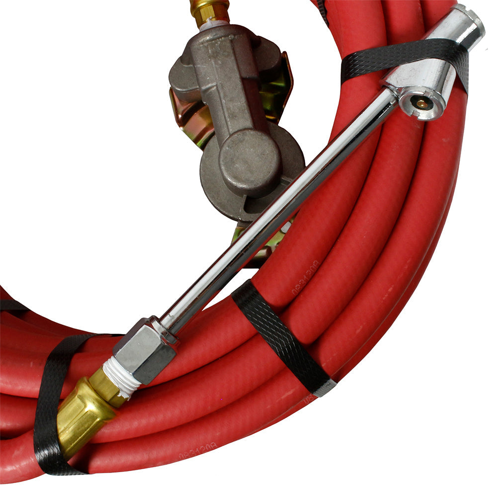  Goodyear Grip 50ft X 3/8in Rubber Air Hose Tire Chuck Universal Glad Hand 12920(Goodyear 50 X 3 8 Air Hose)