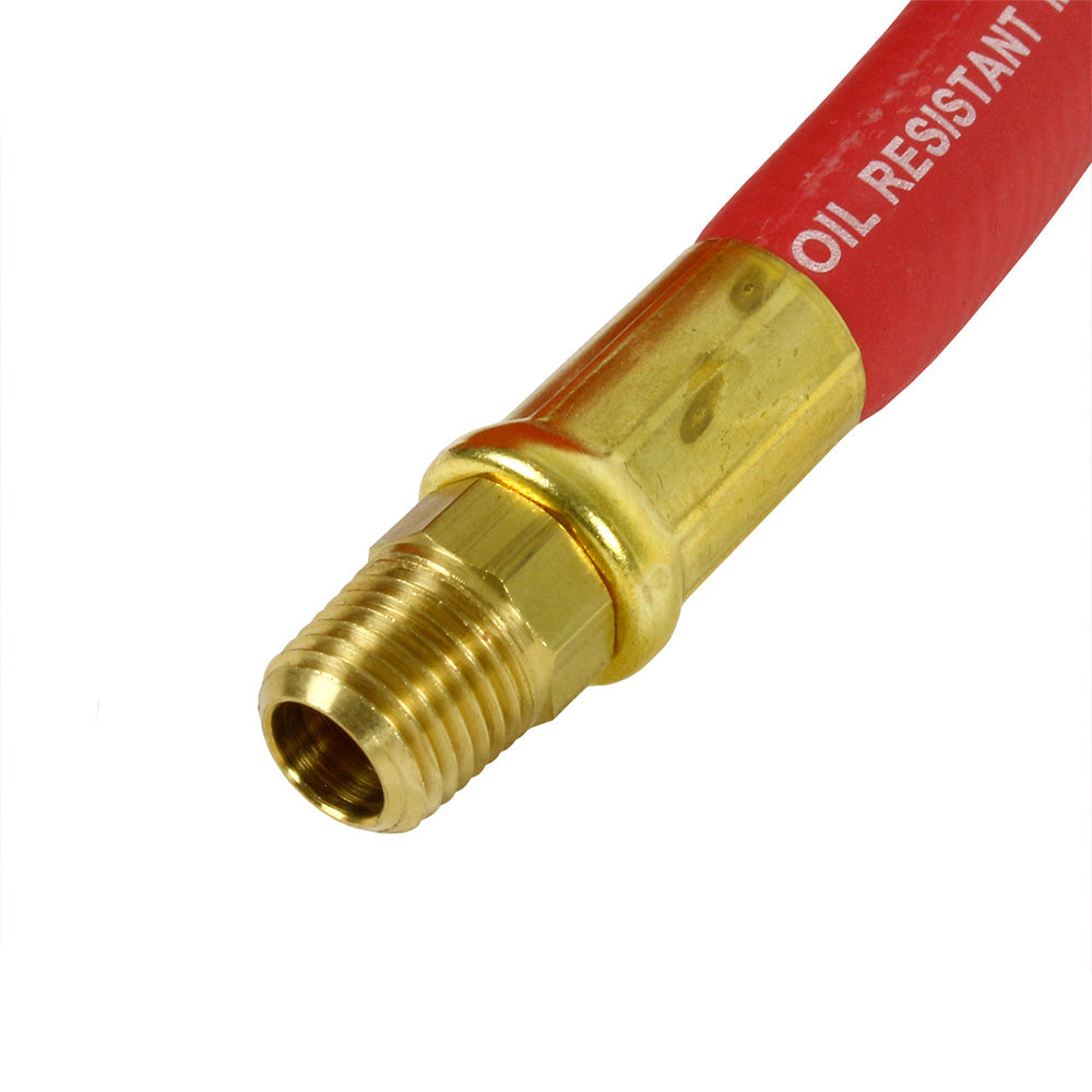  Continental Compressor Air Hose 50ft X 3/8in 250 PSI Oil-Resistant Rubber Red(Continental 50 X 3 8 Red Air Hose)