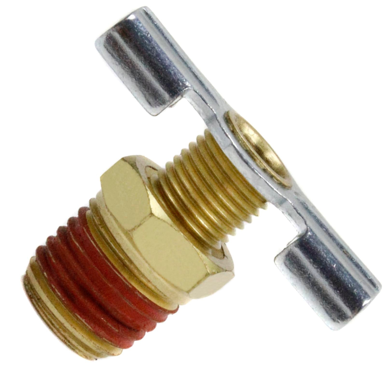  132 ROLAIR Air Compressor Drain Valve 1/4" Tank Petcock(132 Rolair Air Compressor Drain Valve 1 4 Tank Petcock)