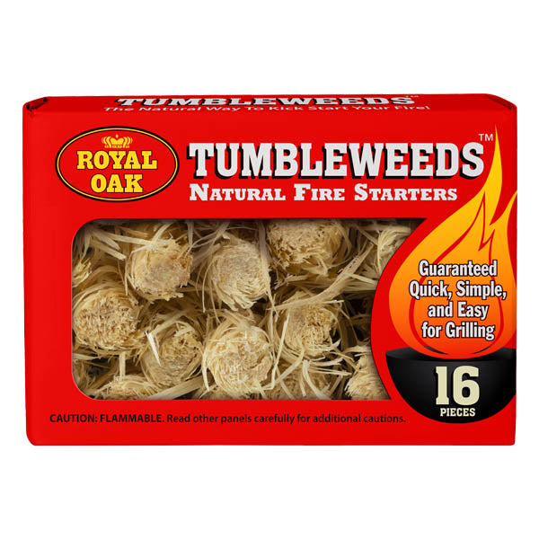  Royal Oak Tumbleweeds Natural Fire Starters 16 Pack(Royal Oak Tumbleweeds Natural Fire Starters 16 Pack)