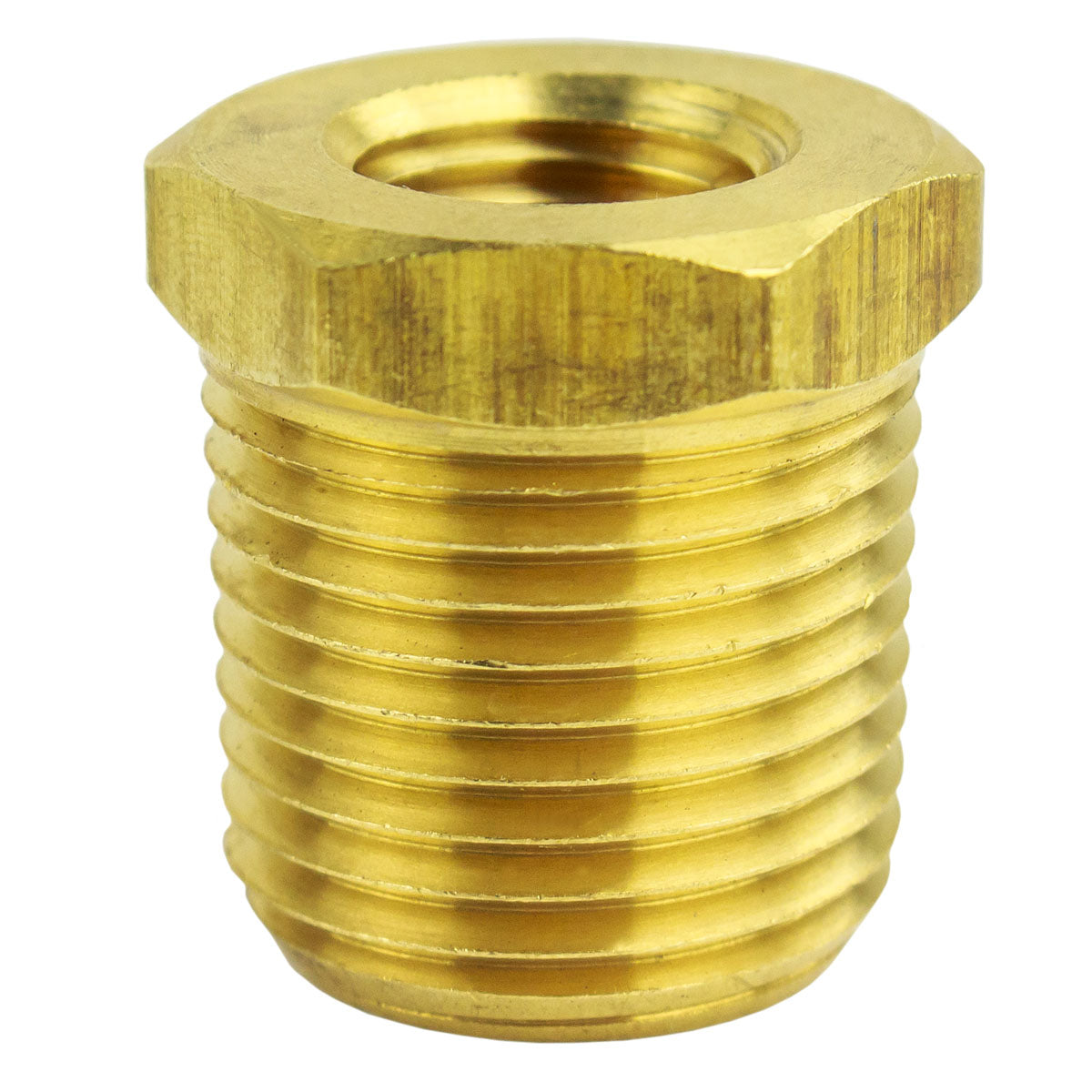  1/2" MNPT X 1/4" FNPT Solid Brass Bushing Reducer Fitting Reducing Adapter(1 2 Mnpt X 1 4 Fnpt Solid Brass Bushing Reducer Fitting Reducing Adapter)