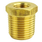  1/2" MNPT X 1/4" FNPT Solid Brass Bushing Reducer Fitting Reducing Adapter(1 2 Mnpt X 1 4 Fnpt Solid Brass Bushing Reducer Fitting Reducing Adapter)