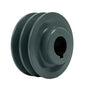  3.5" Cast Iron 1" Shaft Pulley Sheave Single 2 Groove V Style A Belt 4 L Piece(3 5 Cast Iron 1 Shaft Pulley Sheave Single 2 Groove V Style A Belt 4 L)