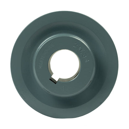  3.5" Cast Iron 1" Shaft Pulley Sheave Single 2 Groove V Style A Belt 4 L Piece(3 5 Cast Iron 1 Shaft Pulley Sheave Single 2 Groove V Style A Belt 4 L)