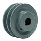  3.5" Cast Iron 3/4" Shaft Pulley Sheave Single 2 Groove V Style A Belt 4 L Piece(3 5 Cast Iron 3 4 Shaft Pulley Sheave Single 2 Groove V Style A Belt 4 L)