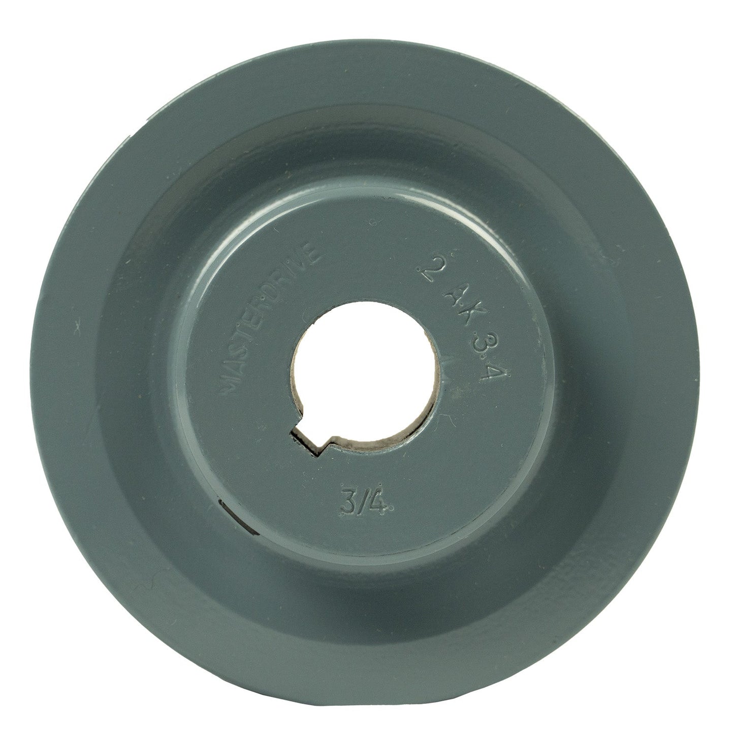  3.5" Cast Iron 3/4" Shaft Pulley Sheave Single 2 Groove V Style A Belt 4 L Piece(3 5 Cast Iron 3 4 Shaft Pulley Sheave Single 2 Groove V Style A Belt 4 L)