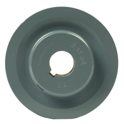  3.5" Cast Iron 3/4" Shaft Pulley Sheave Single 2 Groove V Style A Belt 4 L Piece(3 5 Cast Iron 3 4 Shaft Pulley Sheave Single 2 Groove V Style A Belt 4 L)