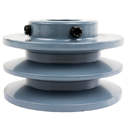  Cast Iron 3.5 " Dual Groove Pulley Belt B Section 5L Shaft For 1-1/8 " Shaft 2BK34(3 5 Cast Iron 1 1 8 Shaft Pulley Sheave Dual 2 Groove V Style B Belt 5l New)