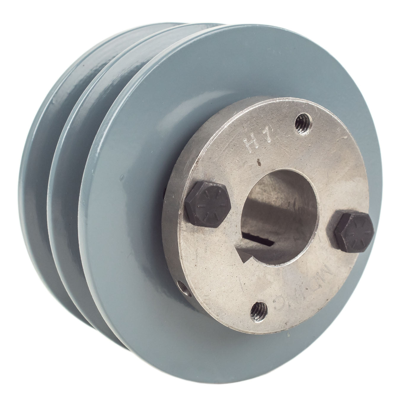  2BK40H Cast Iron 4" Dual Groove Pulley 2 Belt B Section 5L With 1" Sheave Bushing(2bk40h Cast Iron 4 Dual Groove Pulley 2 Belt B Section 5l With 1 Sheave Bushing)