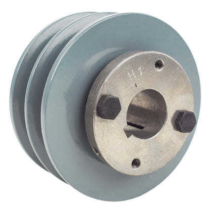  2BK40H Cast Iron 4" Dual Groove Pulley 2 Belt B Section 5L With 1" Sheave Bushing(2bk40h Cast Iron 4 Dual Groove Pulley 2 Belt B Section 5l With 1 Sheave Bushing)