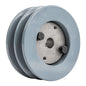  Masterdrive Cast Iron 4.5" Dual Groove Pulley Belt B Section 5L With 5/8" Sheave Bushing 2BK47H(Cast Iron 4 5 2 Groove Dual Belt B Section 5l Pulley W 5 8 Sheave Bushing)