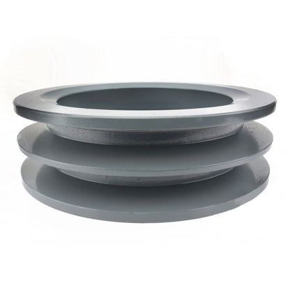  2BK62H Cast Iron 6 " Dual Groove Belt B Section 5L Pulley With 1" Inch Sheave Bushing(6 Cast Iron Dual Groove Pulley B Belt 5l Style With 1 Bore H Bushing 2bk62h)