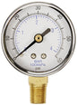  1/4" NPT 0-60 PSI Air Pressure Gauge Lower Side Mount With 2" Face(1 4 Npt 0 60 Psi Air Pressure Gauge Lower Side Mount With 2 Face)