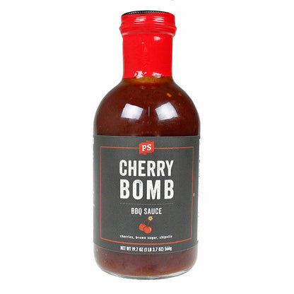  PS Seasoning Cherry Bomb BBQ Sauce Cherries Brown Sugar Chipotle 19.7 Oz Bottle(Ps Seasoning Cherry Bomb Bbq Sauce Brown Sugar Chipotle 19 7 Oz Bottle)