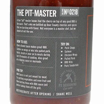  PS Seasoning Cherry Bomb BBQ Sauce Cherries Brown Sugar Chipotle 19.7 Oz Bottle(Ps Seasoning Cherry Bomb Bbq Sauce Brown Sugar Chipotle 19 7 Oz Bottle)