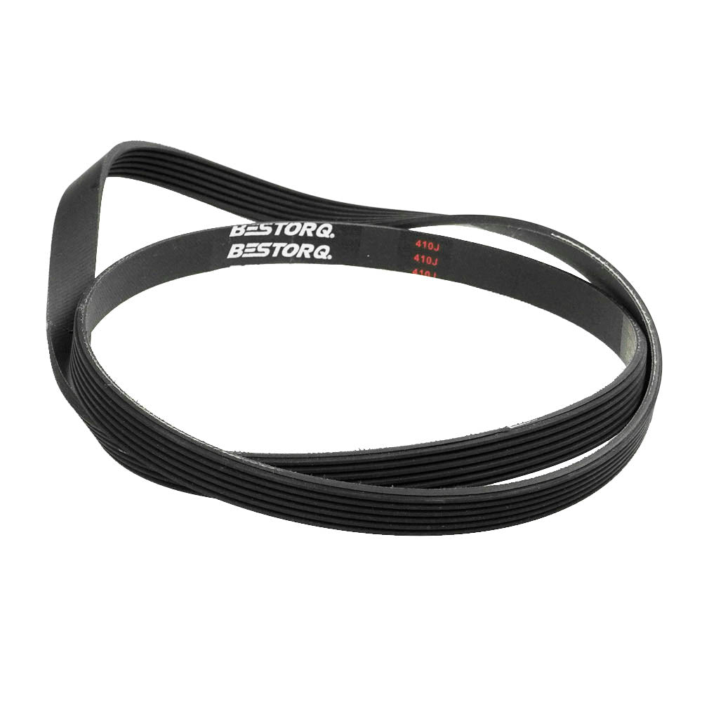  6 Ribbed Poly V Belt 41" Inch Micro Rib Groove Flat Belt Metric 410J6 410 J 6(41 Air Compressor Flat Micro Rib Poly V 6 Rib Belt Replacement 9 16 Wide)
