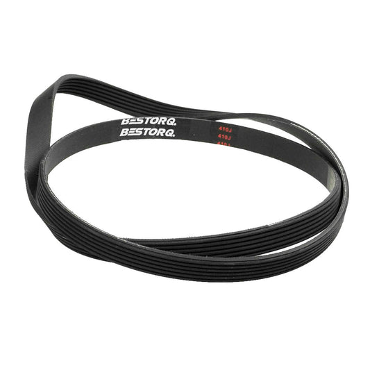  6 Ribbed Poly V Belt 41" Inch Micro Rib Groove Flat Belt Metric 410J6 410 J 6(41 Air Compressor Flat Micro Rib Poly V 6 Rib Belt Replacement 9 16 Wide)