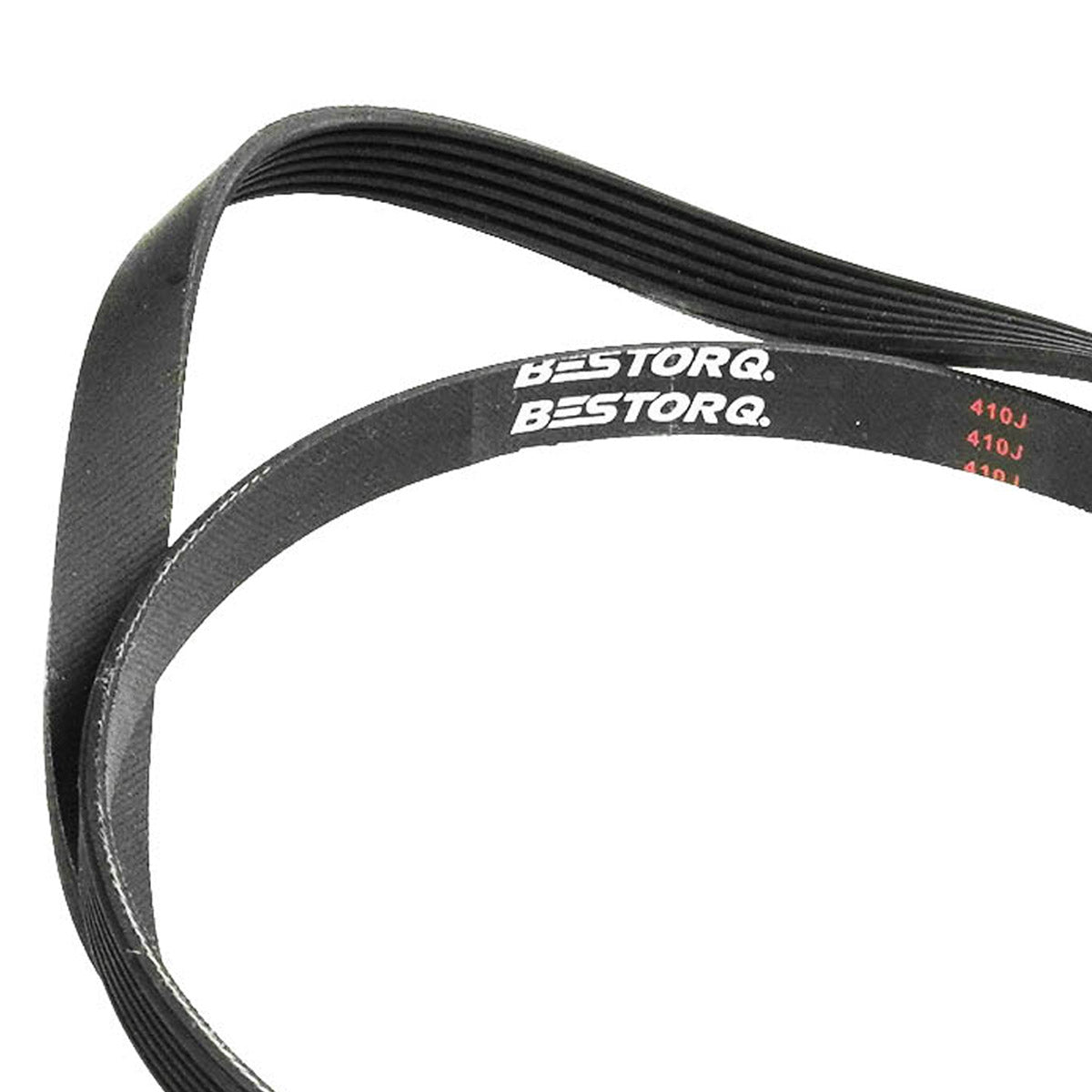  6 Ribbed Poly V Belt 41" Inch Micro Rib Groove Flat Belt Metric 410J6 410 J 6(41 Air Compressor Flat Micro Rib Poly V 6 Rib Belt Replacement 9 16 Wide)