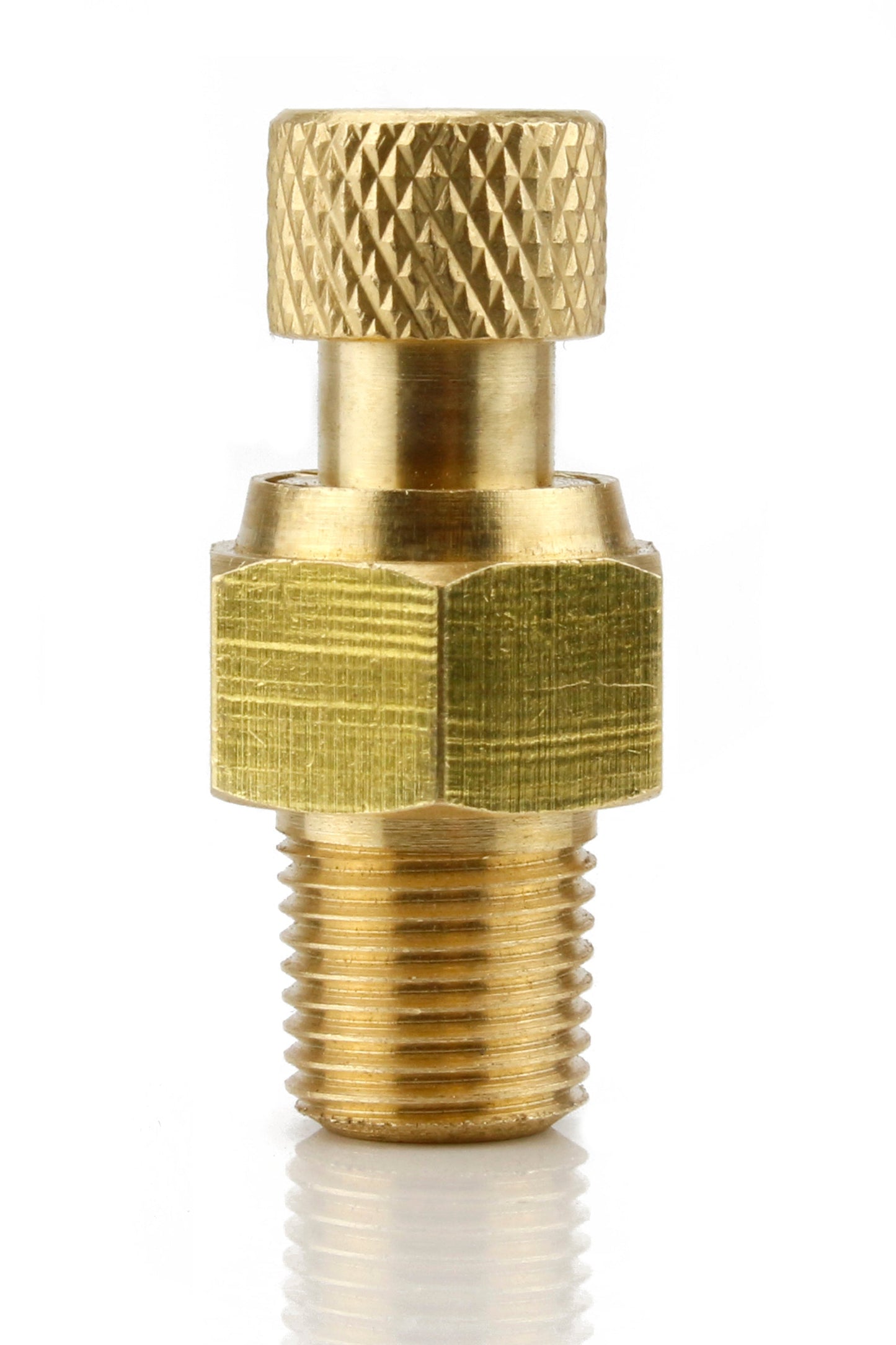  1/8" Male NPT Manual Twist Style Air Compressor Tank Drain With O-Ring Seal(1 8 Male Npt Manual Twist Style Air Compressor Tank Drain With O Ring Seal)