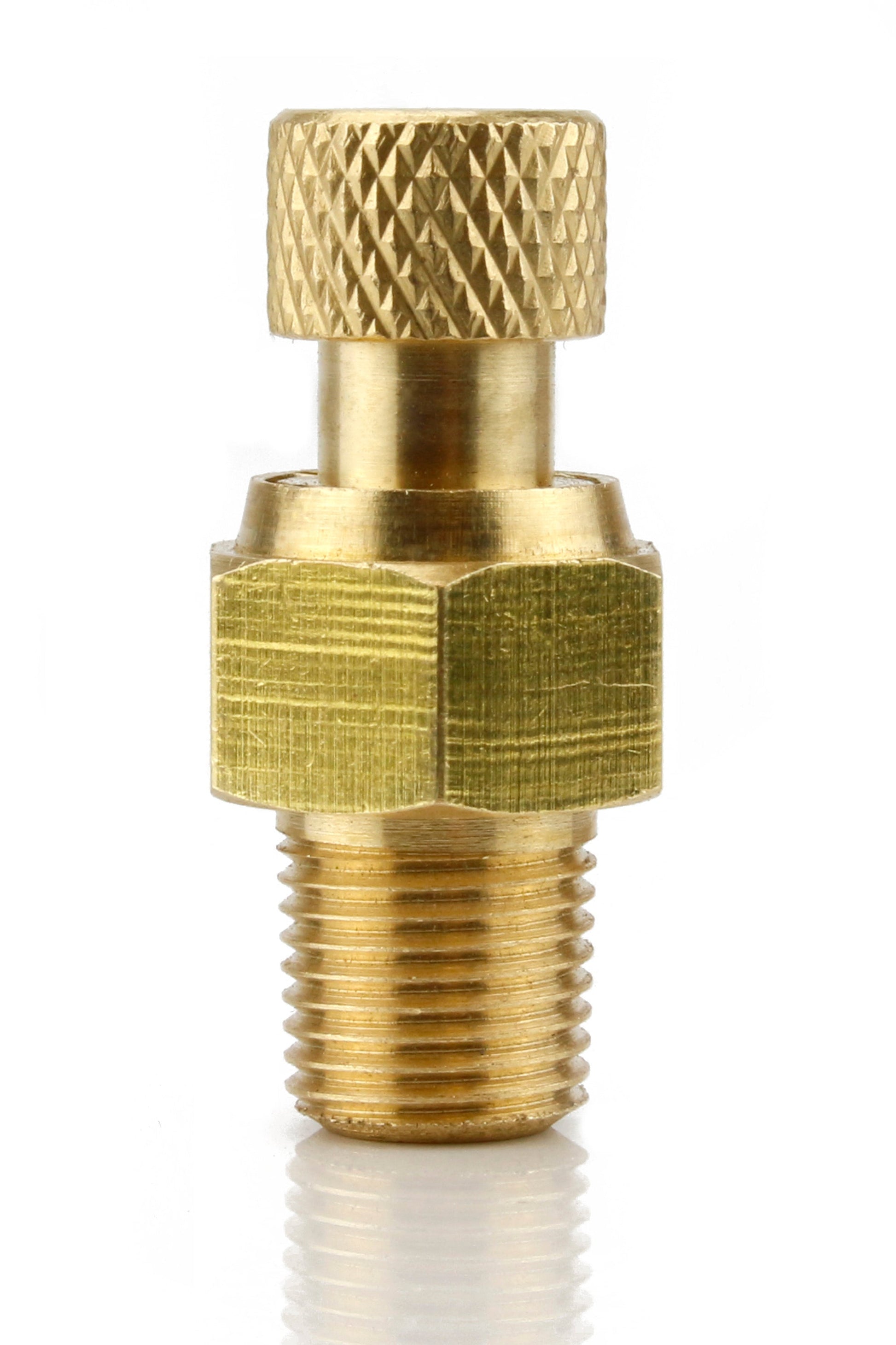  1/8" Male NPT Manual Twist Style Air Compressor Tank Drain With O-Ring Seal(1 8 Male Npt Manual Twist Style Air Compressor Tank Drain With O Ring Seal)