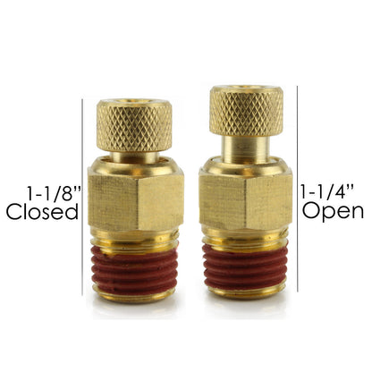  1/4" Male NPT Manual Twist Style Air Compressor Tank Drain With O-Ring Seal(1 4 Male Npt Manual Twist Style Air Compressor Tank Drain With O Ring Seal)