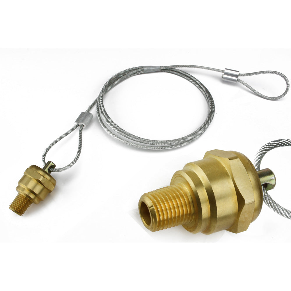  1/4" Air Compressor Tank Moisture Pull Cable Drain Valve Brass Quality USA Made(1 4 Air Compressor Tank Moisture Pull Cable Drain Valve Brass Quality Usa Made)