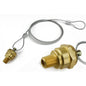  1/4" Air Compressor Tank Moisture Pull Cable Drain Valve Brass Quality USA Made(1 4 Air Compressor Tank Moisture Pull Cable Drain Valve Brass Quality Usa Made)
