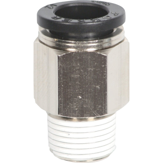  RAPIDAIR 3/8" Male NPT Straight Push Lock Fitting 50100(Rapidair 3 8 Male Npt Straight Push Lock Fitting 50100)