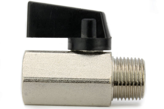  Mini 3/8" Male X 3/8 Inch Male NPT Brass Ball Shut Off Valve Water Air Fluid WOG 50120(Mini 3 8 Male X 3 8 Inch Male Npt Brass Ball Shut Off Valve Water Air Fluid Wog)
