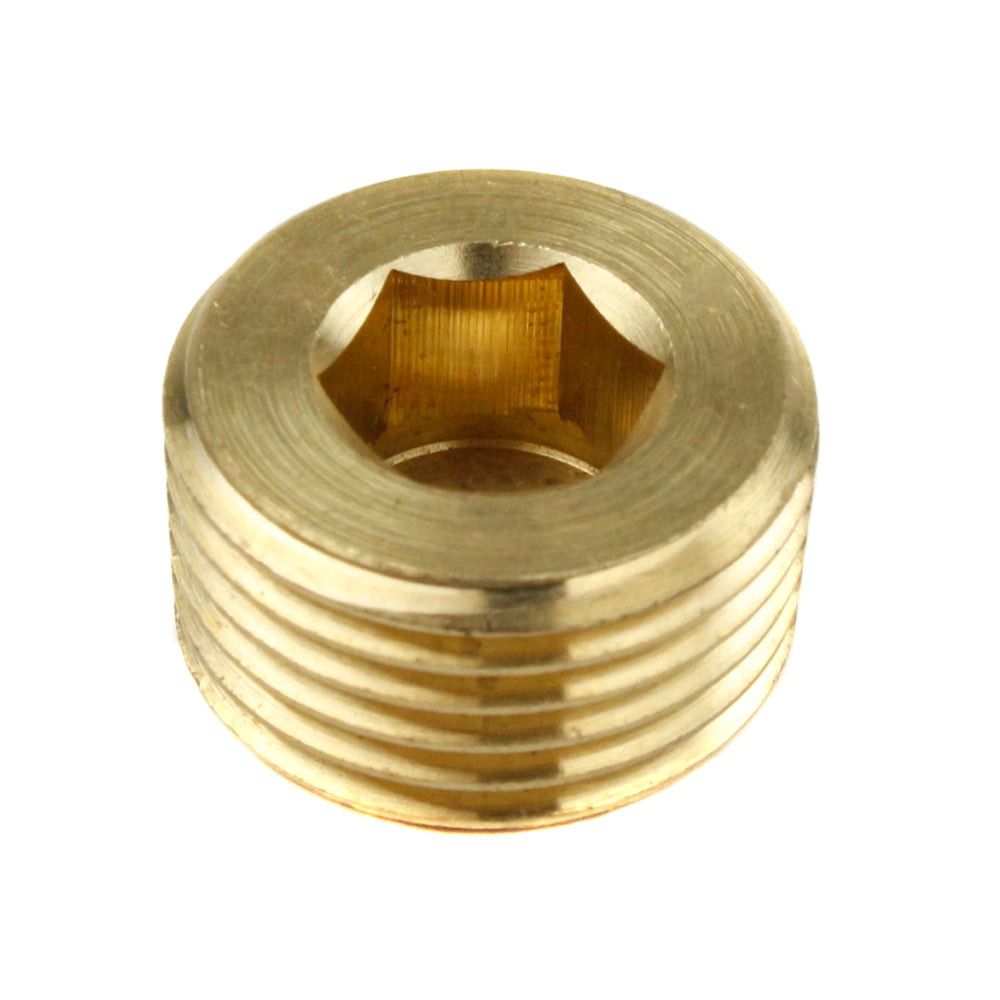  1/2"Brass Male NPT Counter Sunk Head Plug Interal Hex Socket RapidAir 50136(1 2 Brass Male Npt Counter Sunk Head Plug Interal Hex Socket Rapidair 50136)