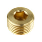  1/2"Brass Male NPT Counter Sunk Head Plug Interal Hex Socket RapidAir 50136(1 2 Brass Male Npt Counter Sunk Head Plug Interal Hex Socket Rapidair 50136)