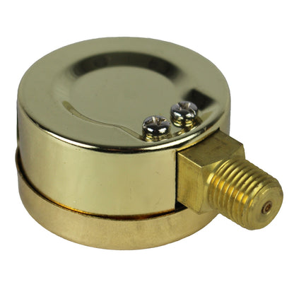  1/4" NPT 0 To 30 PSI Vacuum Air Pressure Gauge Lower Side Mount With 2" Face 501D-204C(1 4 Npt 0 To 30 Psi Vacuum Air Pressure Gauge Lower Side Mount With 2 Face 501d 204c)
