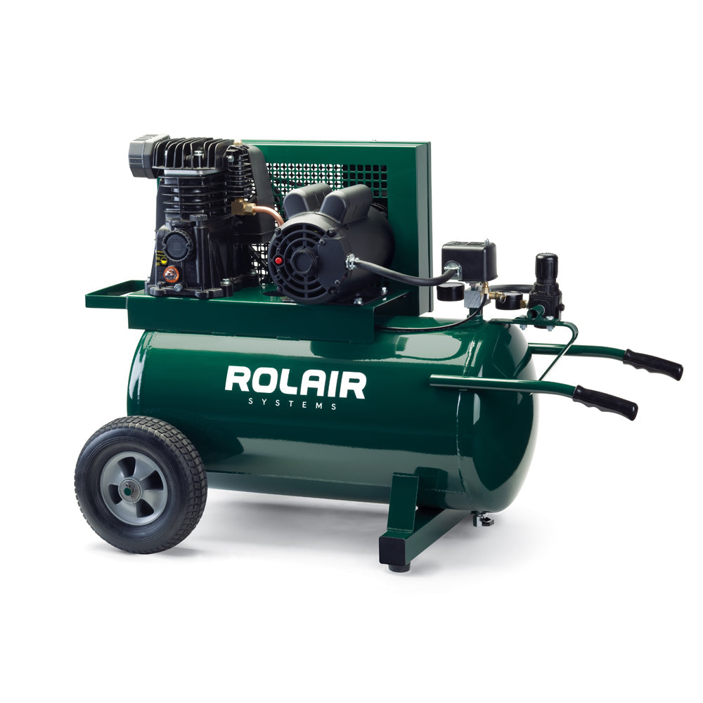  Rolair 5520MK103A-0001 20 Gallon Portable Air Compressor 1.5 HP 115/230 Volt(Rolair 5520mk103a 0001 20 Gallon Portable Air Compressor 1 5 Hp 115 230 Volt)
