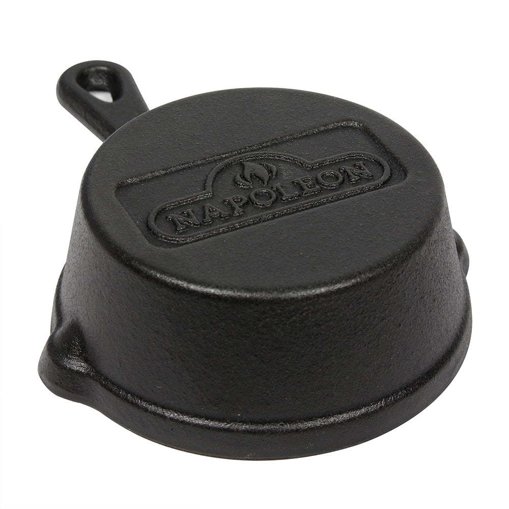  Napoleon Cast Iron Dessert Cooker 4 Inch Pan With Pour Spouts And Hanging Hole(Cast Iron Dessert Cooker)