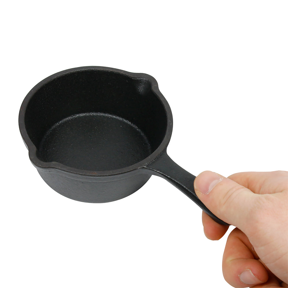  Napoleon Cast Iron Dessert Cooker 4 Inch Pan With Pour Spouts And Hanging Hole(Cast Iron Dessert Cooker)
