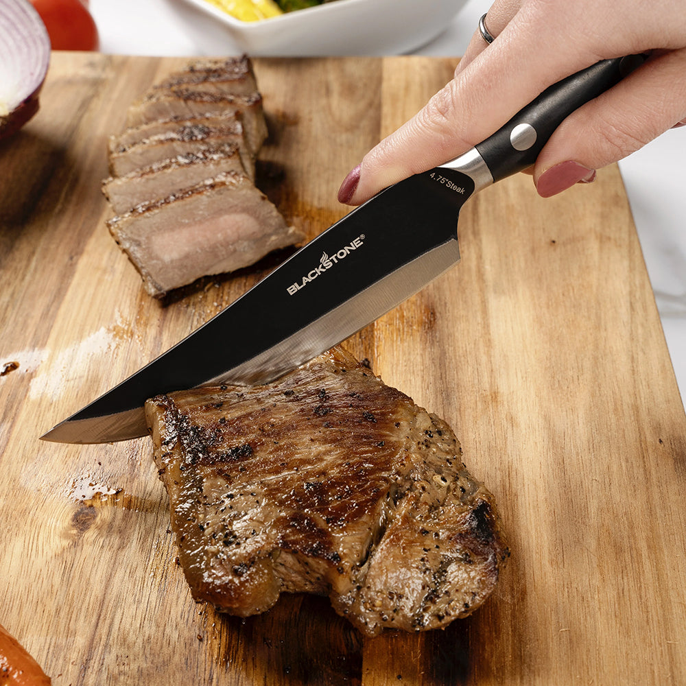  Blackstone Steak Knife Set 4 Piece 4.75" Japanese Steel 5632(Blackstone Steak Knife Set)