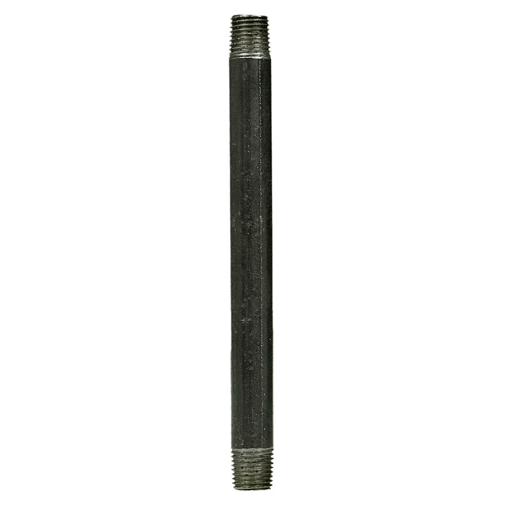  6-Inch Long 1/4-Inch Male NPT Steel Nipple Pipe All Black Durable Design 57030(1 4 Steel Nipple 6 Long Npt Pipe 57030)