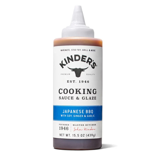  Kinder's Japanese BBQ Soy Ginger & Garlic Cooking Sauce And Glaze No HFCS 15.5oz(Kinders Japanese Bbq Cooking Sauce Glaze 15 5oz)
