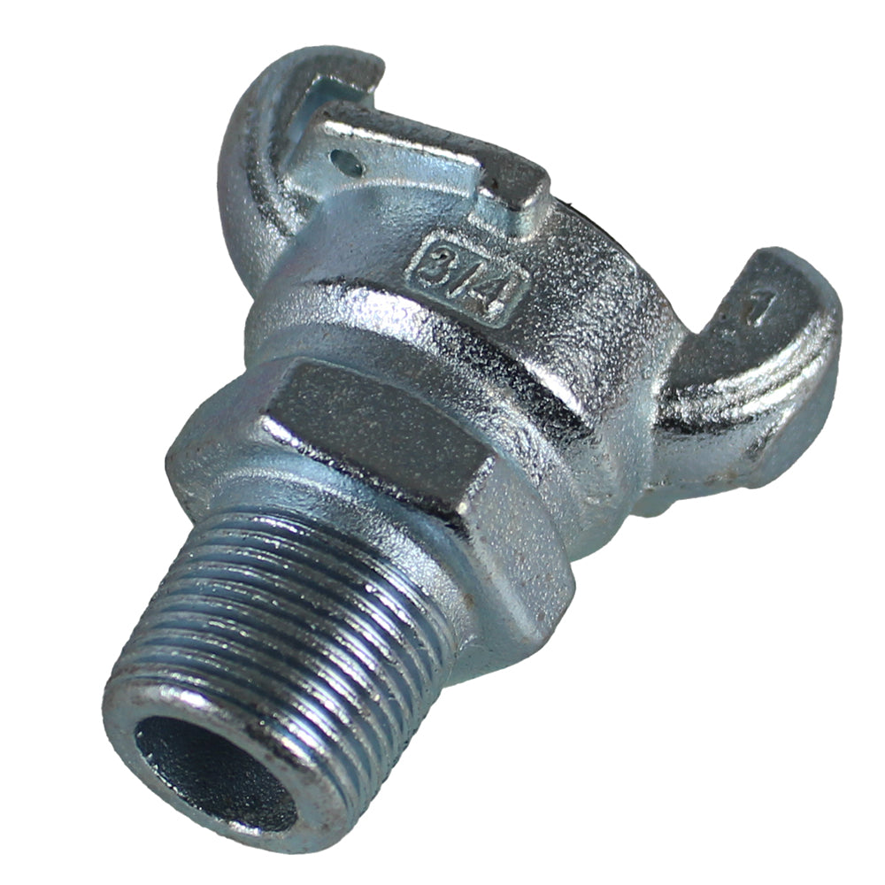  3/4" NPT Male Chicago Air Coupling Twist Lock Claw Style Universal Ductile Iron(3 4 Npt Male Chicago Air Coupling Twist Lock Claw Style Universal Ductile Iron)