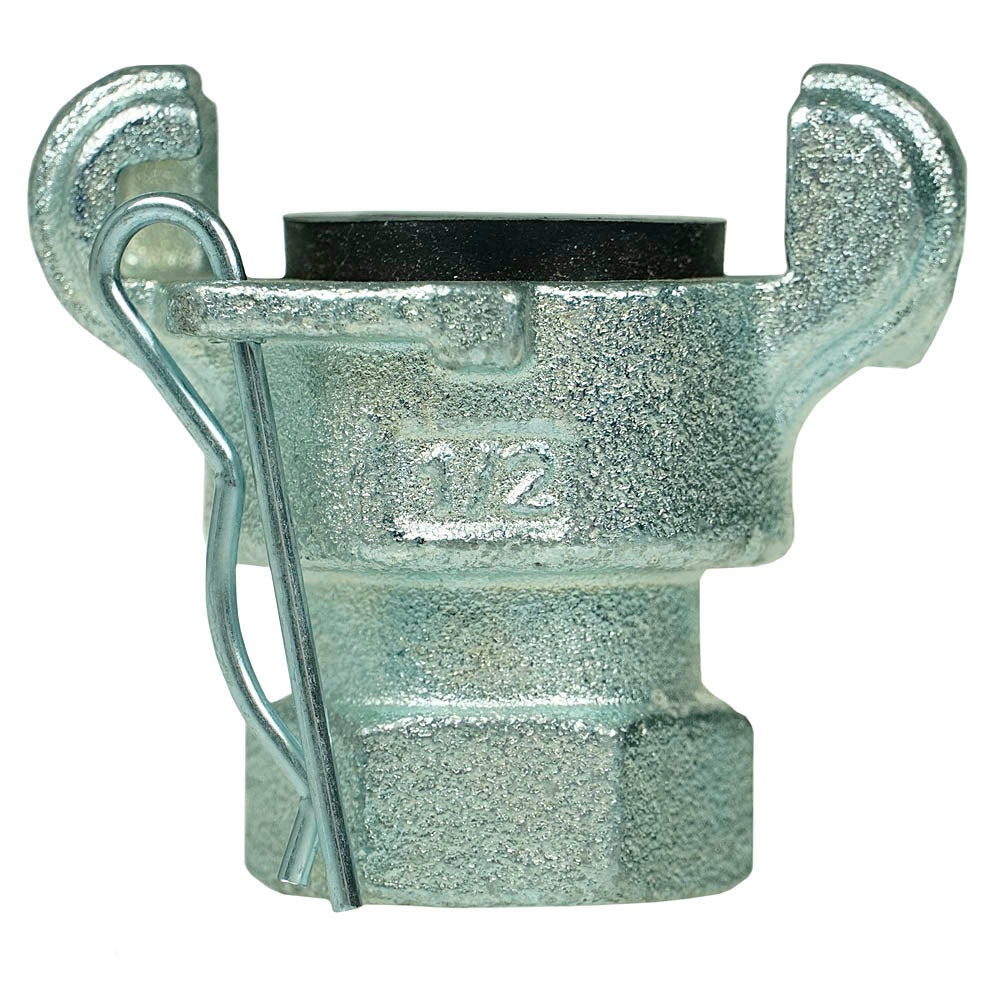  1/2" Female National Pipe Thread Iron Ductile Female End Coupling Piece 66010(1 2 Ductile Iron Female End)