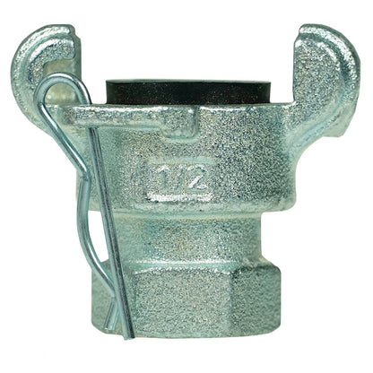  1/2" Female National Pipe Thread Iron Ductile Female End Coupling Piece 66010(1 2 Ductile Iron Female End)