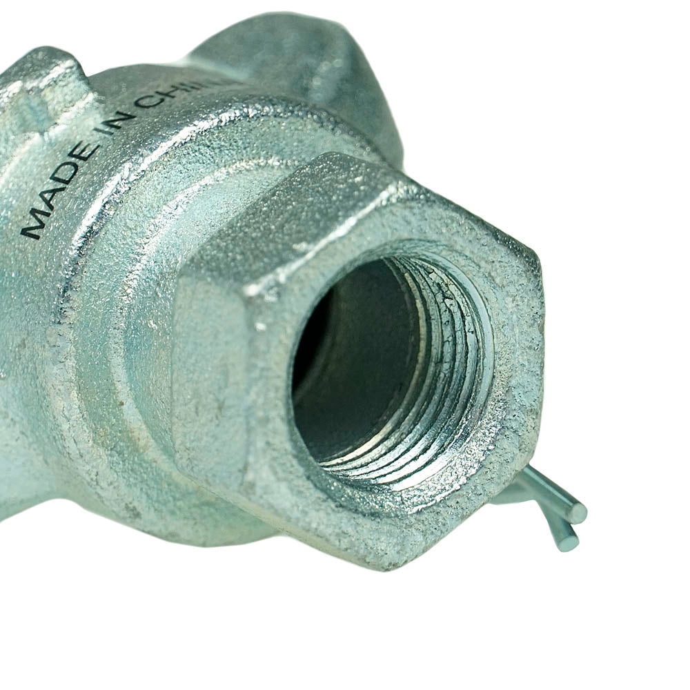  1/2" Female National Pipe Thread Iron Ductile Female End Coupling Piece 66010(1 2 Ductile Iron Female End)