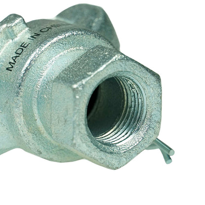  1/2" Female National Pipe Thread Iron Ductile Female End Coupling Piece 66010(1 2 Ductile Iron Female End)