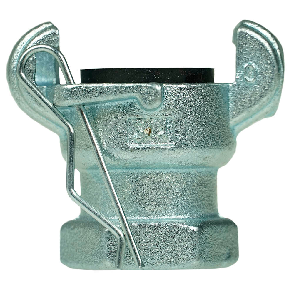  3/4" Female National Pipe Thread Iron Ductile Pipe Coupling Female End 66011(3 4 Ductile Female End)