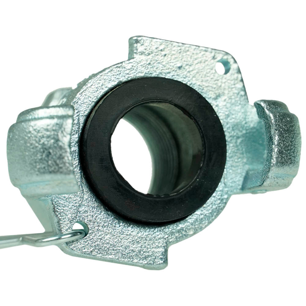  3/4" Female National Pipe Thread Iron Ductile Pipe Coupling Female End 66011(3 4 Ductile Female End)