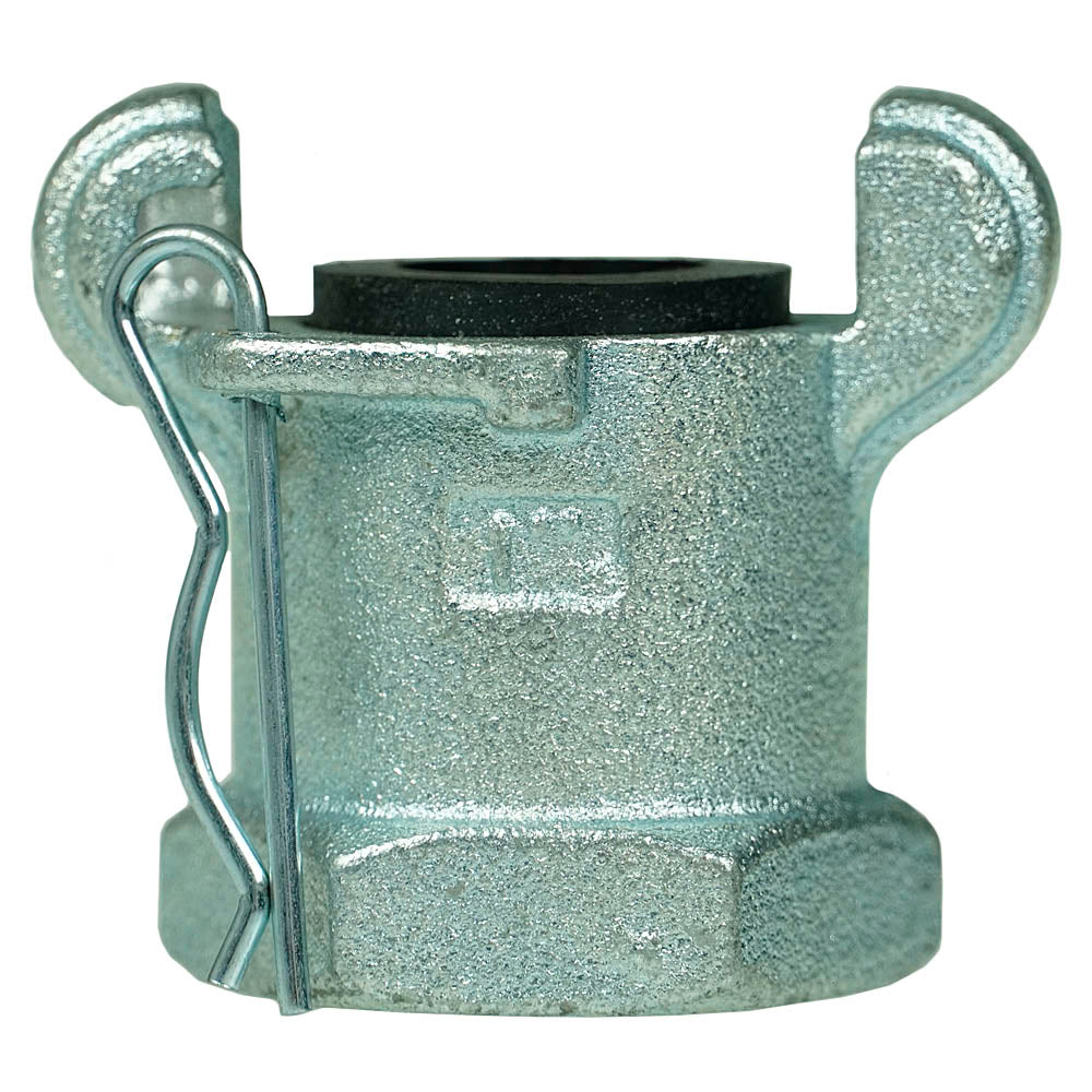  1" Female National Pipe Thread Iron Ductile Pipe Coupling With Female End 66012(Ductile Iron Female End)